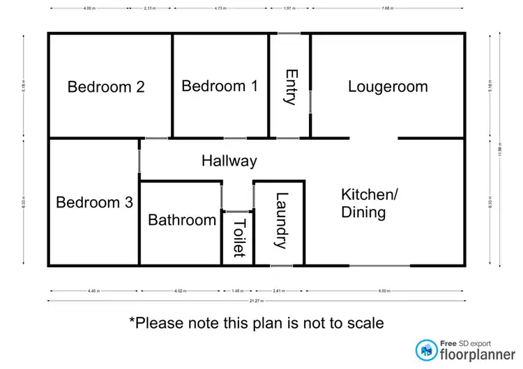Floorplan of Homely house listing, 44 Wimmera Street, Dimboola VIC 3414