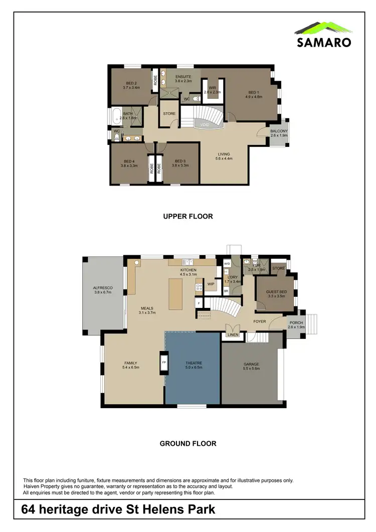 Floorplan of Homely house listing, 64 Heritage Heights Circuit, St Helens Park NSW 2560