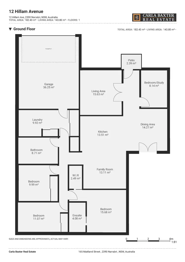 Floorplan of Homely house listing, 12 Hillam Avenue, Narrabri NSW 2390