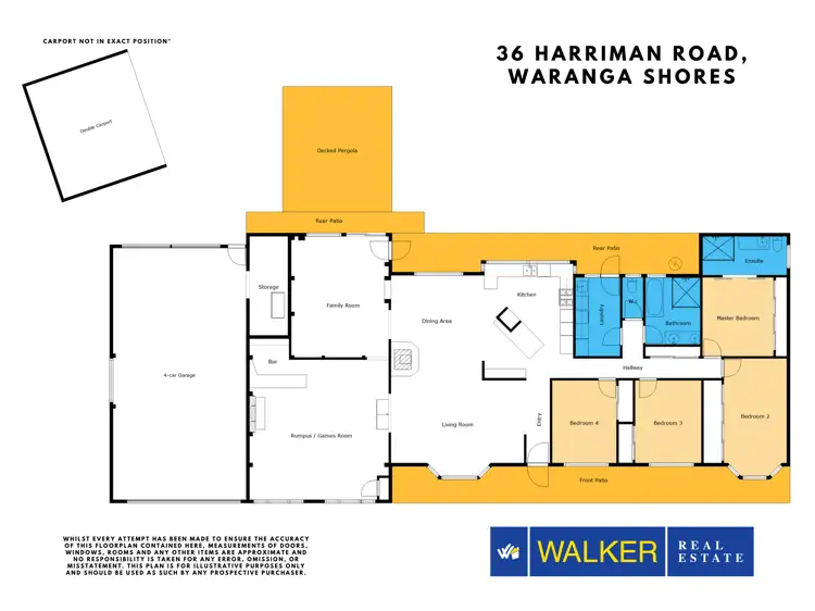 Floorplan of Homely house listing, 36 Harriman Road, Waranga Shores VIC 3612