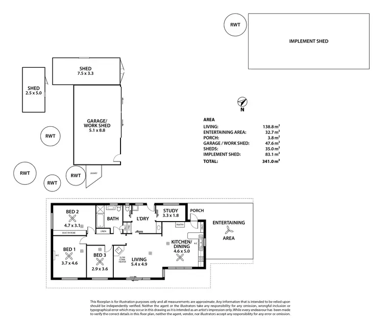 Floorplan of Homely house listing, 217 Purnong Road, Mannum SA 5238