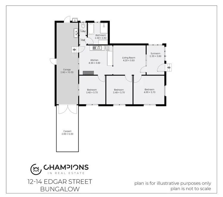 Floorplan of Homely house listing, 14-16 Edgar Street, Bungalow QLD 4870
