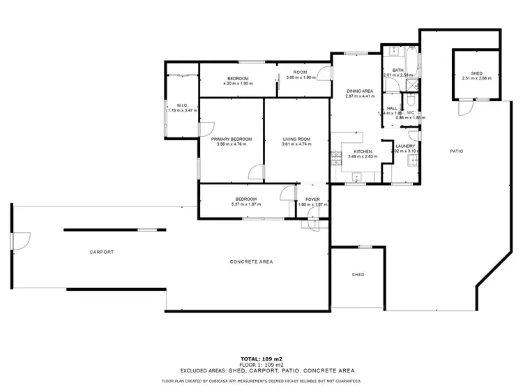 Floorplan of Homely house listing, 162 Varden Street, Piccadilly WA 6430