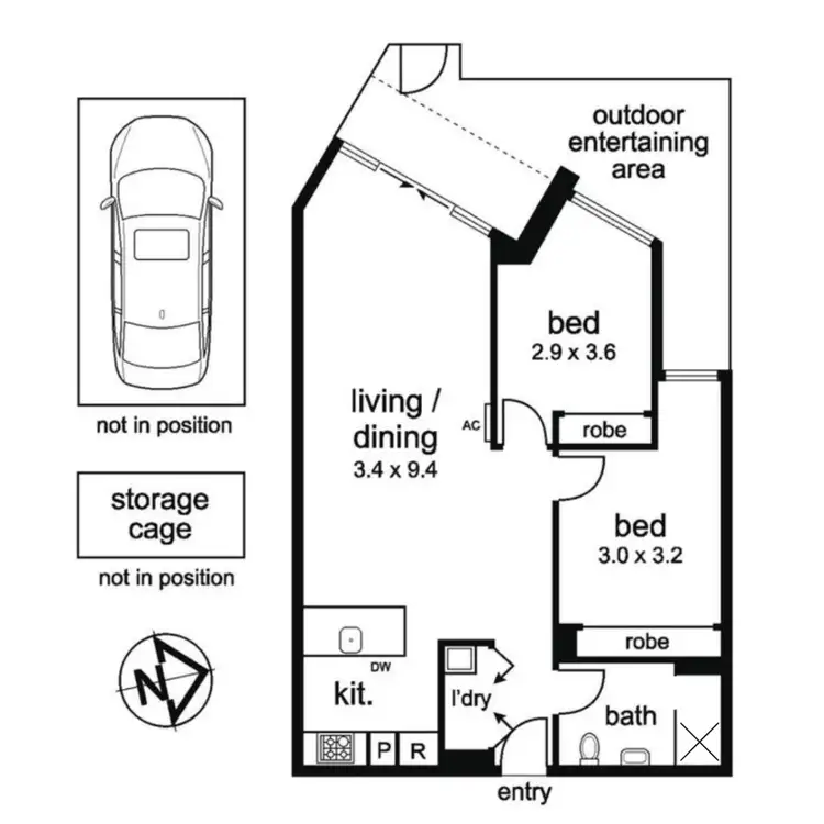 Floorplan of Homely apartment listing, Address available on request