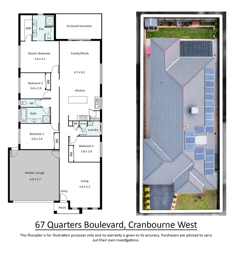 Floorplan of Homely house listing, 67 Quarters Boulevard, Cranbourne West VIC 3977
