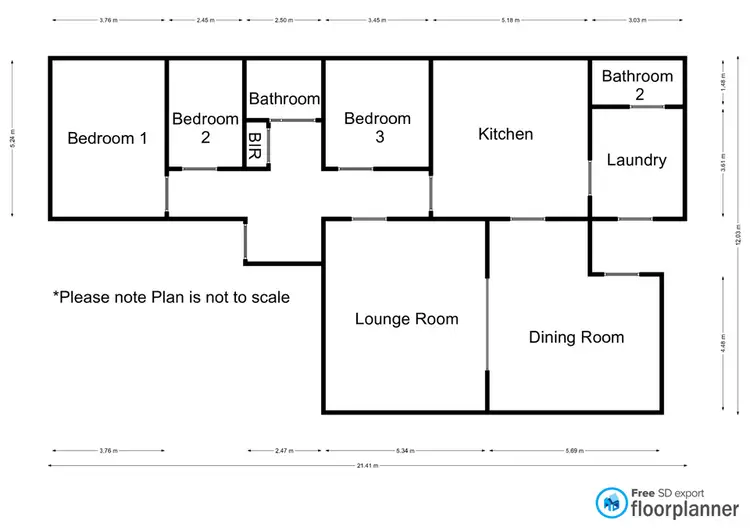 Floorplan of Homely house listing, 2 Farmers Street, Nhill VIC 3418