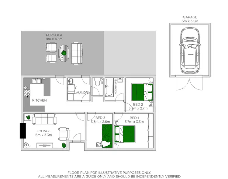Floorplan of Homely house listing, 20 KAIN STREET, Mount Gambier SA 5290