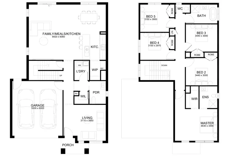 Floorplan of Homely house listing, 541 Feather Avenue, Sunbury VIC 3429