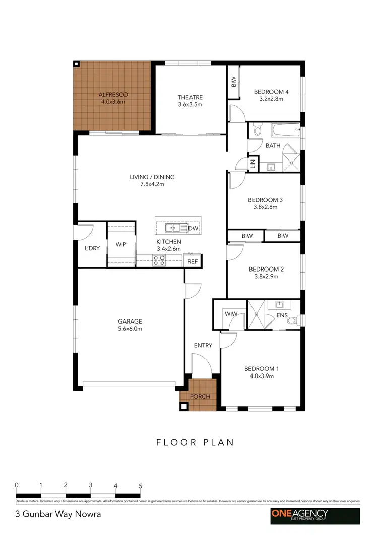Floorplan of Homely house listing, 3 Gunbar Way, Nowra NSW 2541