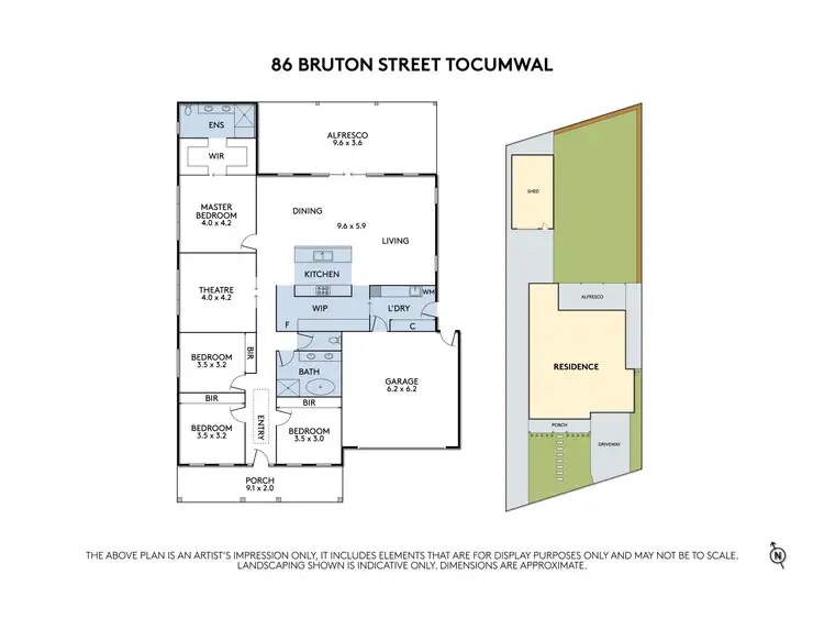 Floorplan of Homely house listing, 86 Bruton Street, Tocumwal NSW 2714