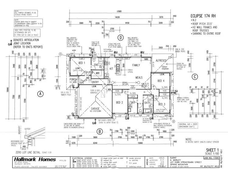 Floorplan of Homely house listing, 24 Stringybark Street, Spring Mountain QLD 4300