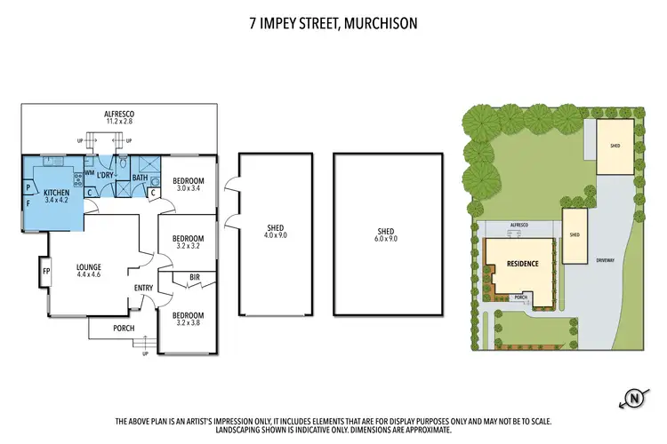 Floorplan of Homely house listing, 7 IMPEY STREET, Murchison VIC 3610