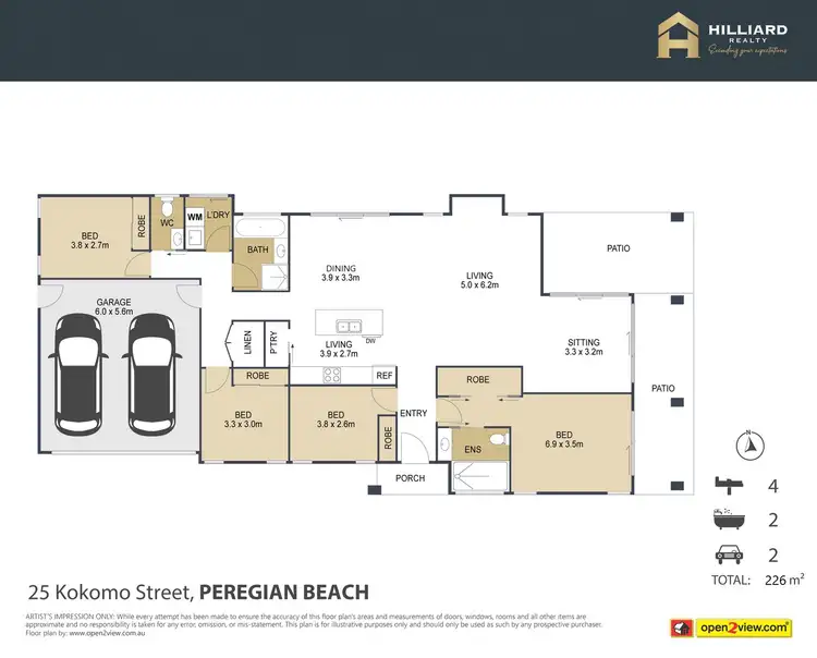 Floorplan of Homely house listing, 25 KOKOMO STREET, Peregian Beach QLD 4573