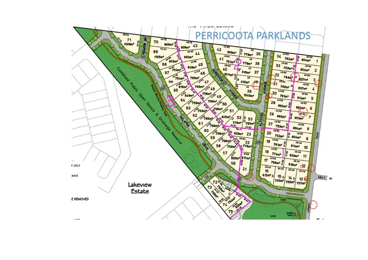 Floorplan of Homely land listing, LOT 1-23 Perricoota Parklands Estate, Lignum Road, Moama NSW 2731