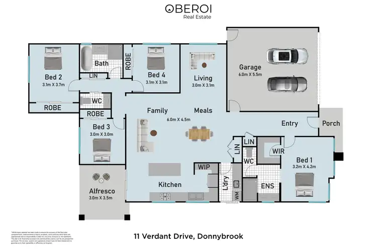 Floorplan of Homely house listing, 11 Verdant Drive, Donnybrook VIC 3064