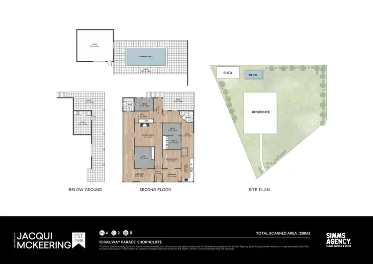 Floorplan of Homely house listing, 10 Railway Parade, Shorncliffe QLD 4017