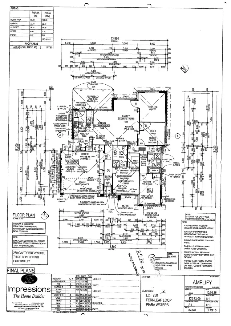 Floorplan of Homely house listing, 17 Fernleaf Loop, Piara Waters WA 6112