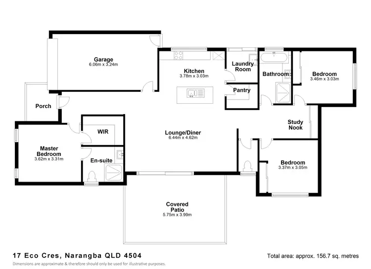 Floorplan of Homely house listing, 17 Eco Crescent, Narangba QLD 4504