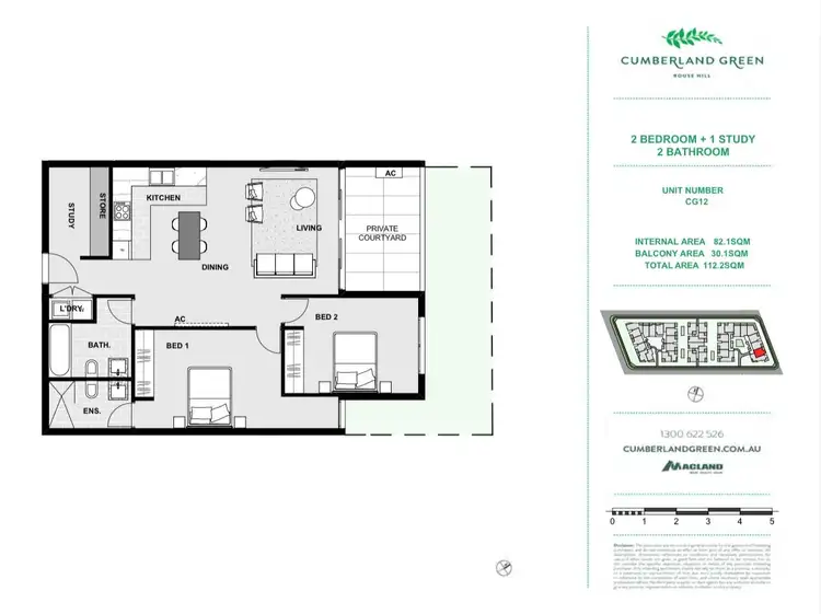 Floorplan of Homely apartment listing, Unit CG12/5 Demeter Street, Rouse Hill NSW 2155