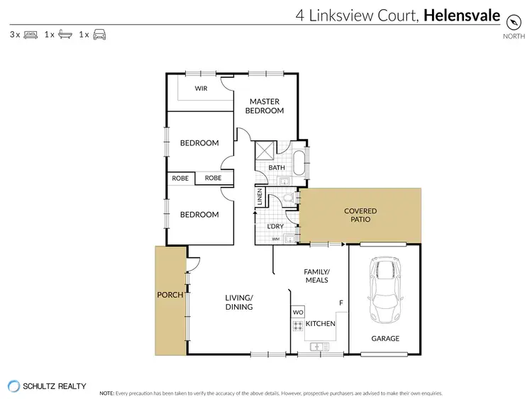 Floorplan of Homely house listing, 4 Linksview Court, Helensvale QLD 4212