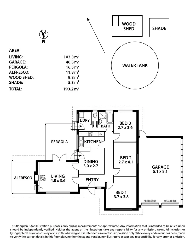 Floorplan of Homely rural property listing, 98 Lindner Avenue, Ashton SA 5137