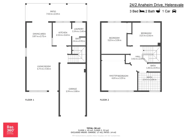 Floorplan of Homely townhouse listing, 24/2-6 Anaheim Drive, Helensvale QLD 4212