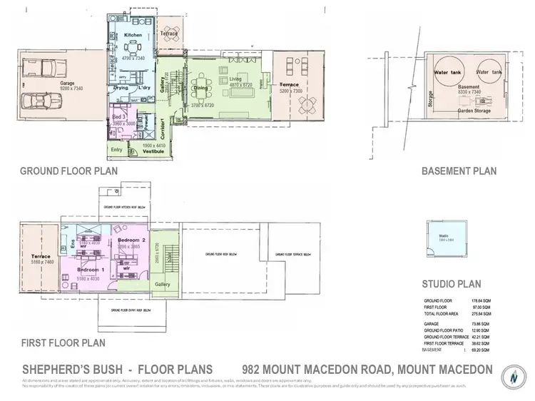 Floorplan of Homely house listing, 982 Mount Macedon Road, Mount Macedon VIC 3441