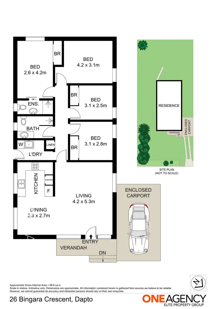 Floorplan of Homely house listing, 26 Bingara Avenue, Dapto NSW 2530
