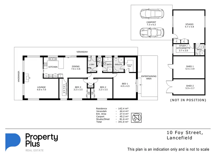 Floorplan of Homely house listing, 10 Foy Street, Lancefield VIC 3435