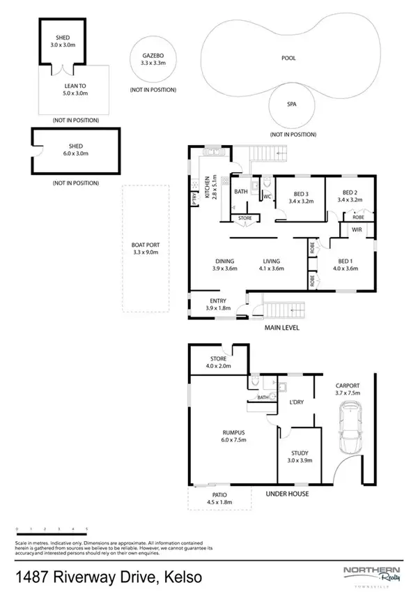 Floorplan of Homely house listing, 1487 Riverway Drive, Kelso QLD 4815