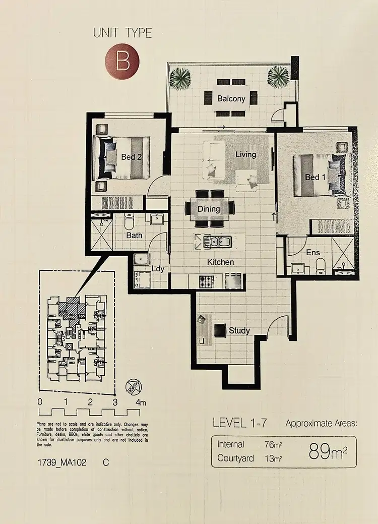 Floorplan of Homely apartment listing, 602/40 MASCAR STREET, Upper Mount Gravatt QLD 4122
