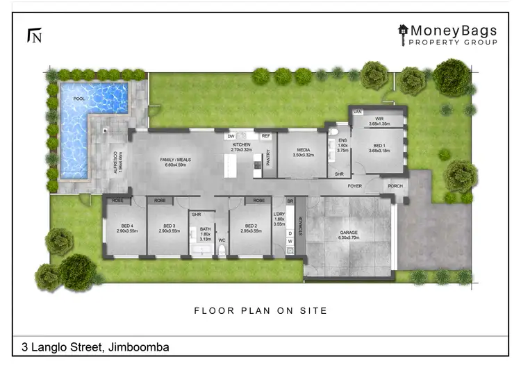 Floorplan of Homely house listing, 3 Langlo Street, Jimboomba QLD 4280