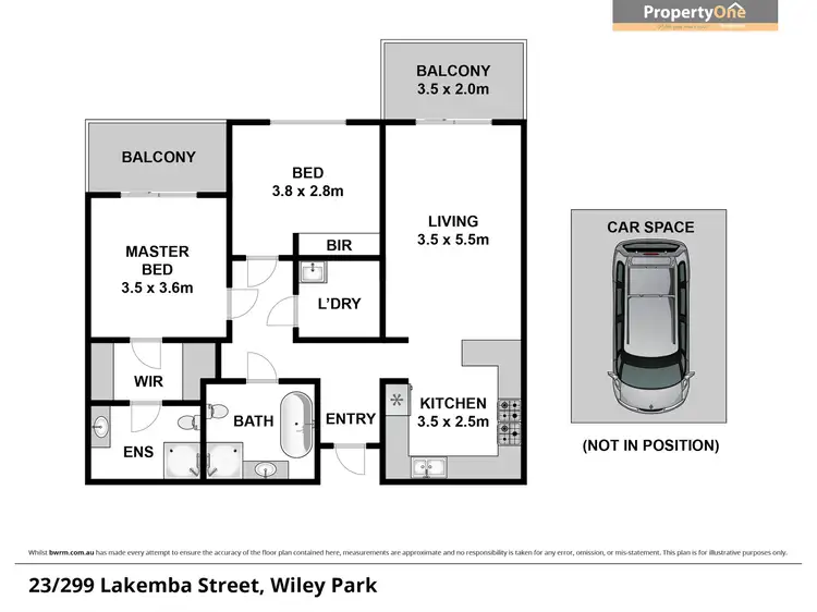 Floorplan of Homely apartment listing, 23/299 Lakemba Street, Wiley Park NSW 2195