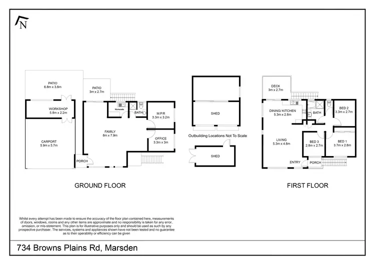 Floorplan of Homely house listing, 734 Browns Plains Road, Marsden QLD 4132