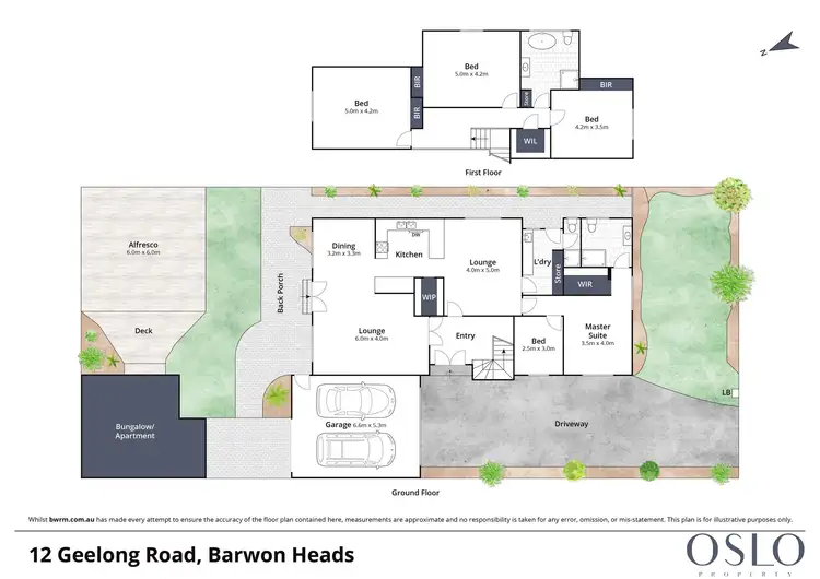 Floorplan of Homely house listing, 12 Geelong Road, Barwon Heads VIC 3227