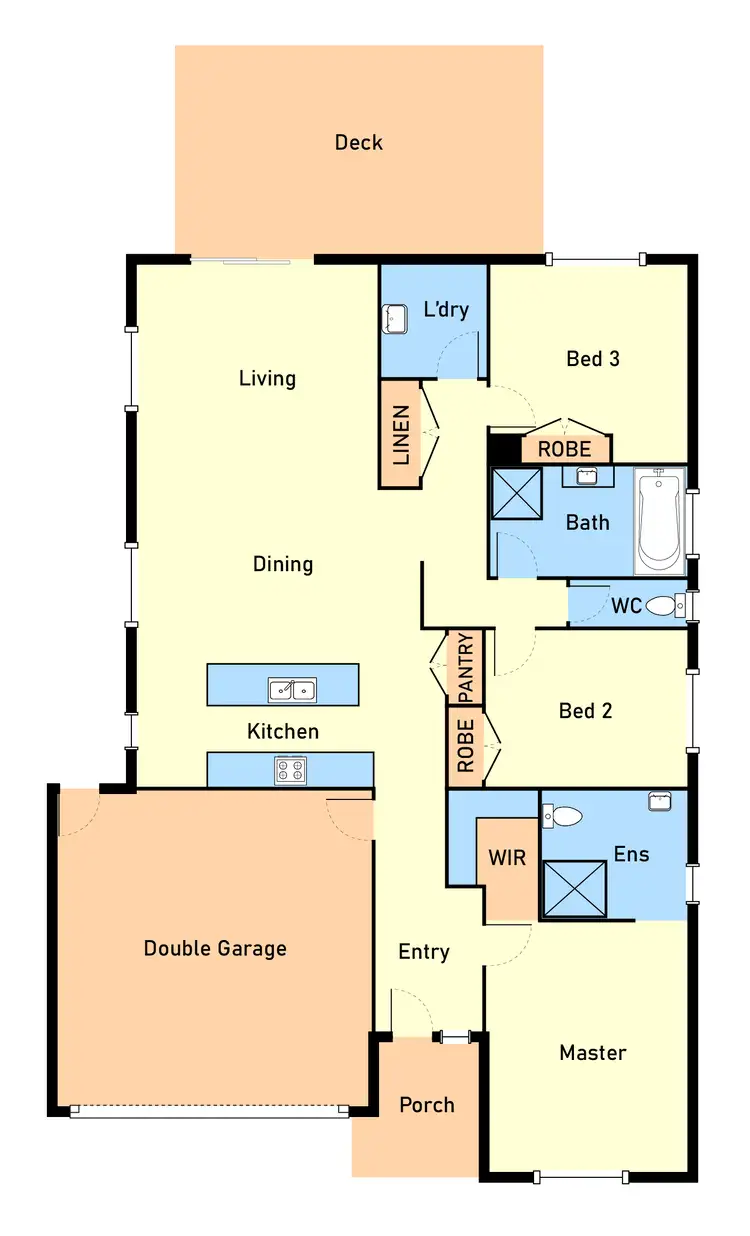 Floorplan of Homely house listing, 25 ARLINGTON AVENUE, Pakenham VIC 3810