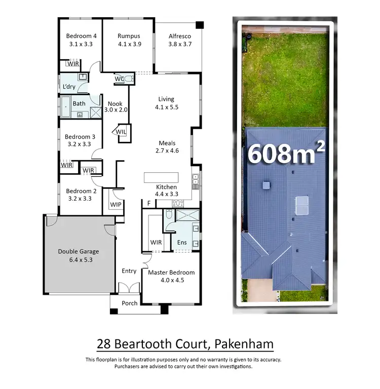 Floorplan of Homely house listing, 28 Beartooth Court, Pakenham VIC 3810