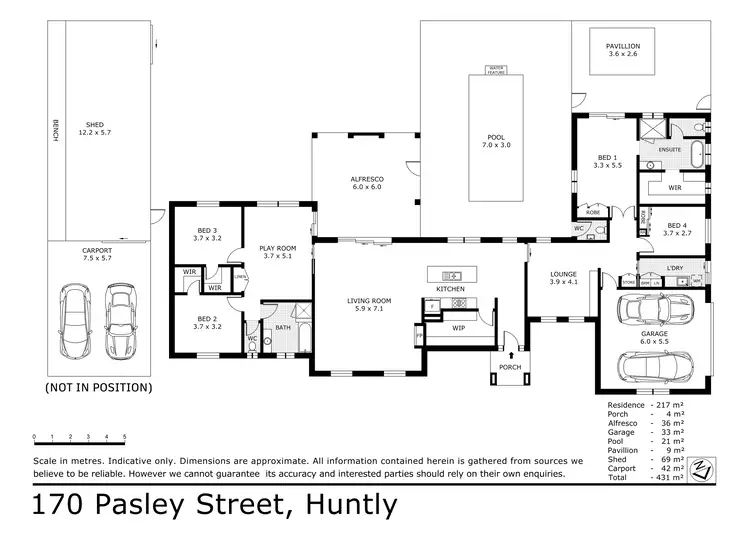 Floorplan of Homely house listing, 170 Pasley Street, Huntly VIC 3551