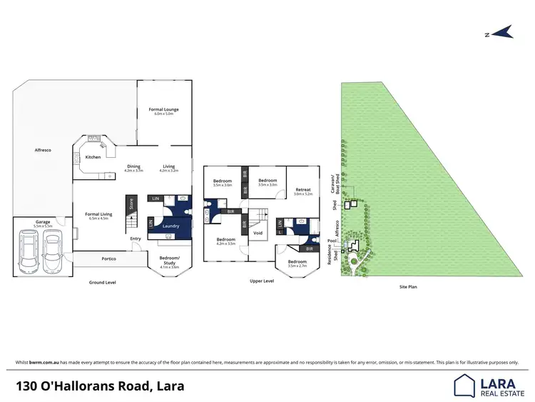 Floorplan of Homely house listing, 130 O'hallorans Road, Lara VIC 3212