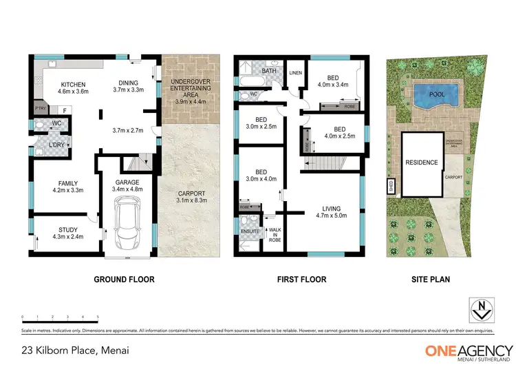 Floorplan of Homely house listing, 23 Kilborn Place, Menai NSW 2234