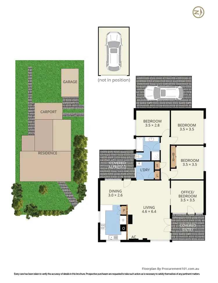 Floorplan of Homely house listing, 14 Worrell Street, Dandenong North VIC 3175