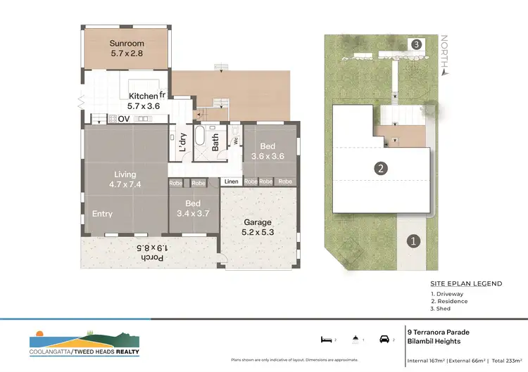 Floorplan of Homely house listing, 9 Terranora Parade, Bilambil Heights NSW 2486