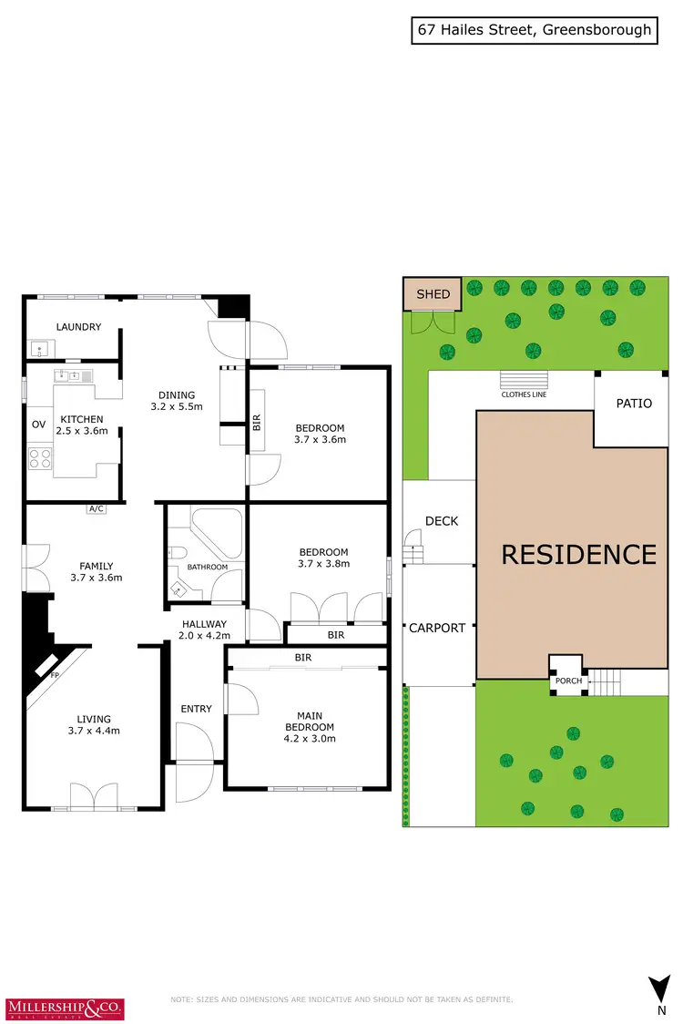 Floorplan of Homely house listing, 67 Hailes Street, Greensborough VIC 3088