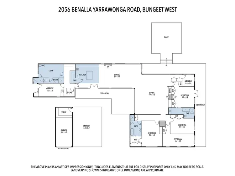 Floorplan of Homely rural property listing, 2056 Benalla-Yarrawonga Road, Bungeet West VIC 3726