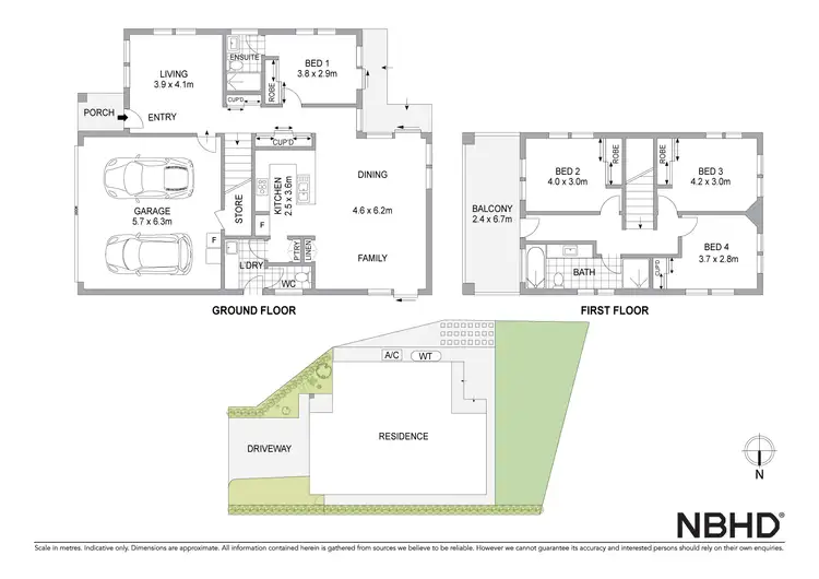Floorplan of Homely townhouse listing, 8/11 Chester Close, Holt ACT 2615