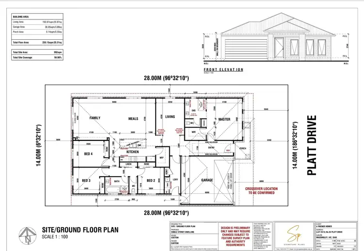 Floorplan of Homely land listing, 28 Platt Drive, Maddingley VIC 3340