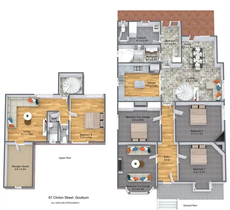 Floorplan of Homely house listing, 67 Clinton Street, Goulburn NSW 2580