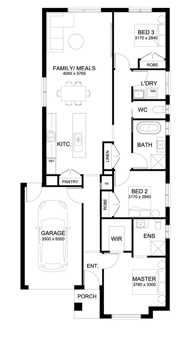 Floorplan of Homely house listing, 2341 Aurora Drive, Cranbourne West VIC 3977