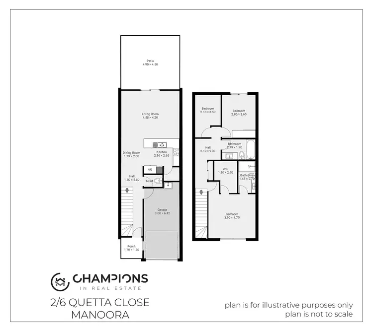 Floorplan of Homely unit listing, 2/6 Quetta Close, Manoora QLD 4870