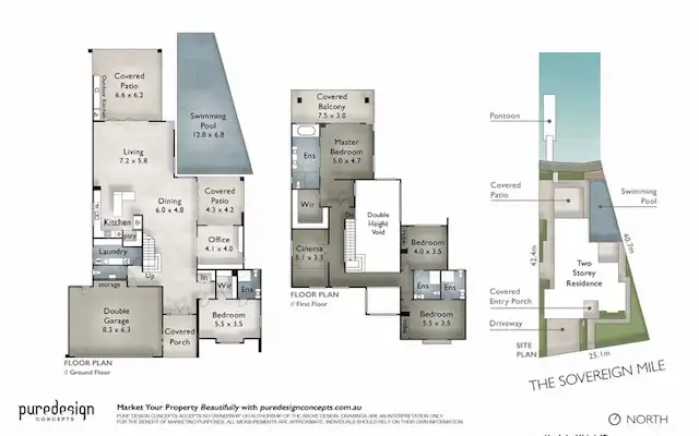 Floorplan of Homely house listing, 66 The Sovereign Mile, Sovereign Islands QLD 4216